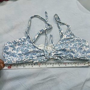 Floral 🤎Print Bikini Top