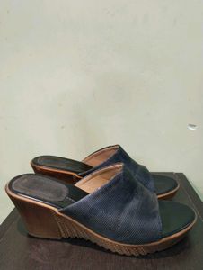 Women's Casual Black Wedge Sandal