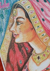 Indian Bride Portrait Art