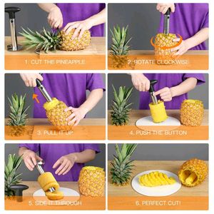 Stainless Pineapple Cutter Corer Slicer Peel