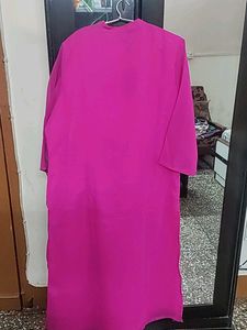 Vibrant Pink Embellished Kurta