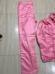 Pink Blazer With Pant