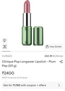 Clinique Pop Longwear Lipstick - Plum