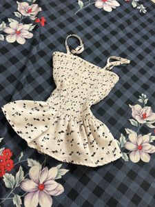 Smocked Triangle Print Camisole Top