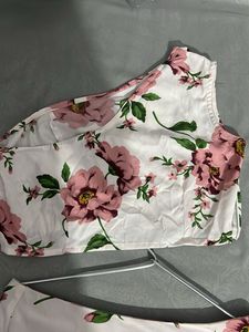 Floral Two-Piece Set Size M