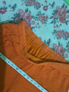 Bright Orange Ethnic Pants
