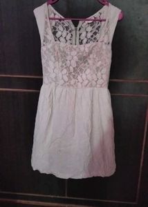 Chic Lace Overlay Dress