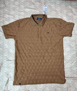 Men's Textured Polo Tshirt