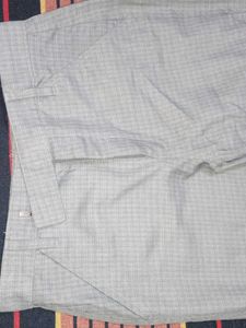 Stylish Grey Textured Trousers