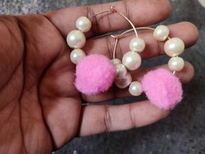 Pom Pom Earrings