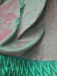 Stylish Ikat Print Blouse with Saree Fabric