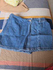 Blue Denim Skirt