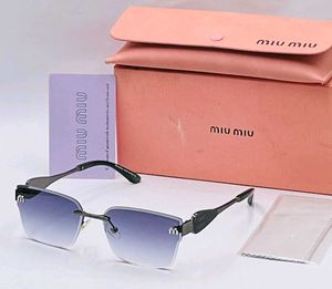 Miu MiRimless Gradient Sunglasses