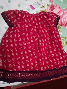 Pink Blue Baby Dress
