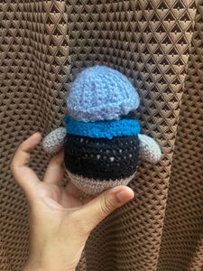 Cute Crocheted Penguin Toy