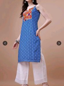 Blue cotton Kurta