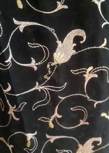 Black Heavy Embroidered Kurta Set