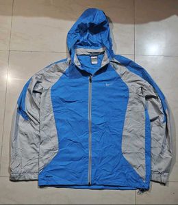 Nike Blue Grey Hooded Jacket