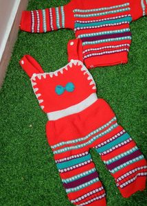 😍👌Handmade Knitted Baby Outfit