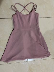 Ginger Criss-Cross Strap A-Line Dress