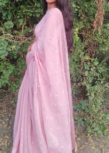 Elegant Pink Saree