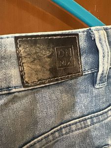 Blue Washed Denim Jeans