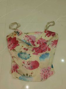 Floral Print Cami Top