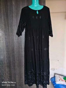 Elegant Black Ethnic Gown new
