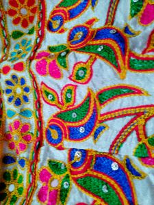 Vibrant Embroidered Lehenga Skirt