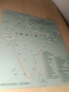 INDIA MAP STENCIL 🇮🇳