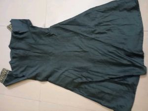 Charcoal colour Kurta with pockets
