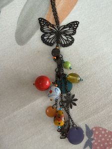 Boho Butterfly Charm Necklace