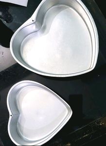 Set 2 मजबूत केक पात्र