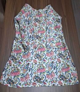 Floral Print Kurta with Embellishments