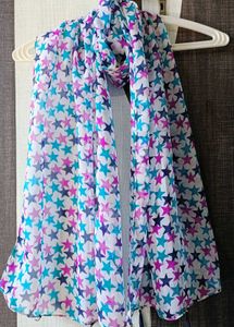 Elegant Star Printed Scarf for women