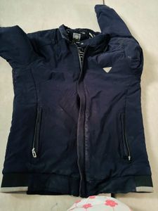 Navy Blue Bomber Jacket