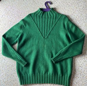 Emerald Green Knit Sweater