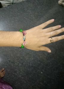 Floral Beaded Bracelet