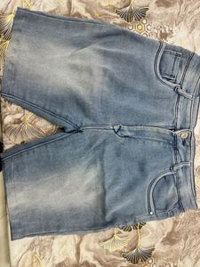 Light Wash Denim Shorts