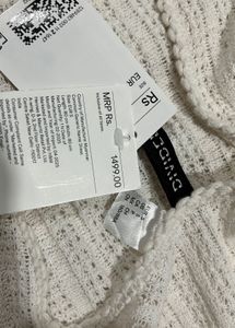 H&amp;M with tag cream knit tank top