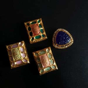 minakari stone beads