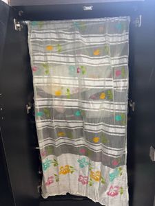 Sheer dupatta with Floral Print