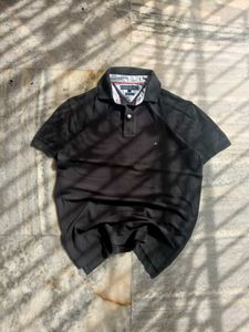 Tommy Hilfiger Men's Black Polo Shirt