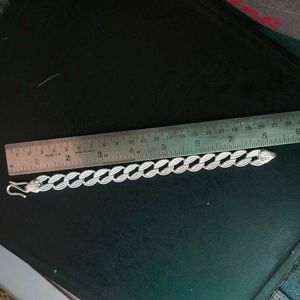 SR91 Pure Silver Figaro Chain Bracelet Unisex