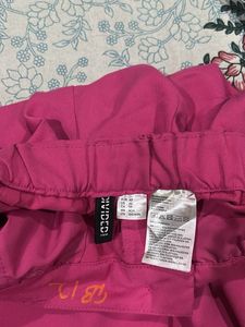 Pink Wide Leg Trousers XS