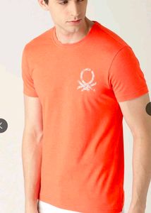 Benetton Brand New Orange T-Shirt