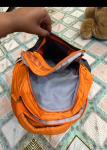 Orange Grey Backpack
