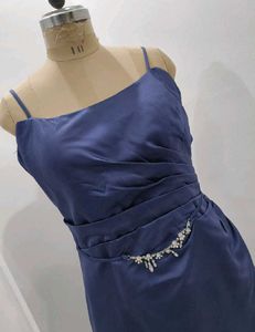 Free shipping 🎀Elegant Navy Blue Maxi Dress