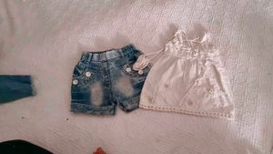 Combo Of Beautiful Top With Shorts