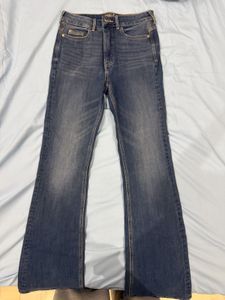 Women's High-Waisted Flared Jeans